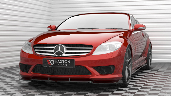 Mercedes-Benz CL 63 AMG C216 2006-2010 Frontsplitter V.2 Maxton Design i gruppen Välj bilmodell / Mercedes Benz / CL-Class 06-14 (C216) / Styling / Frontläppar hos DDESIGN Scandinavia AB (ME-CL-216-AMG-FD2G)