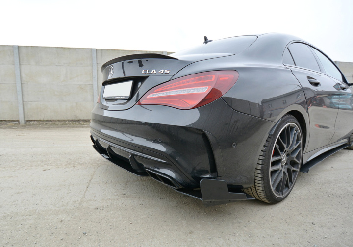 ME-CLA-117F-AMG-CNC-RSD1A Mercedes CLA A45 Facelift AMG 2017-2019 Racing Bakre Sidoextensions V.1 Maxton Design