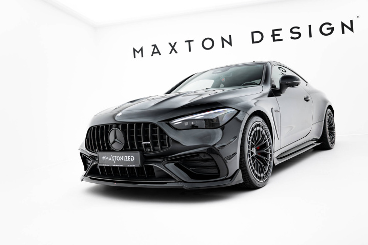 Mercedes-AMG CLE 53 C236 2023+ Frontsplitter / Frontläpp V.1 Maxton Design i gruppen Välj bilmodell / Mercedes Benz / CLE C236 2023+ hos DDESIGN Scandinavia AB (ME-CLE-236-53-AMG-FD1G)