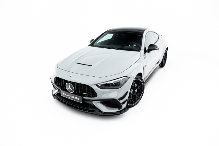 Mercedes-AMG CLE 53 Aero C236 2023+ Frontsplitter / Frontläpp V.1 Maxton Design i gruppen Välj bilmodell / Mercedes Benz / CLE C236 2023+ hos DDESIGN Scandinavia AB (ME-CLE-236-53-AMGAEROFD1G)