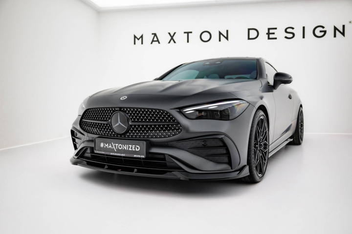 Mercedes-Benz CLE AMG-Line C236 2023+ Frontsplitter / Frontläpp V.2 Maxton Design i gruppen Välj bilmodell / Mercedes Benz / CLE C236 2023+ hos DDESIGN Scandinavia AB (ME-CLE-236-AMGLINE-FD2G)