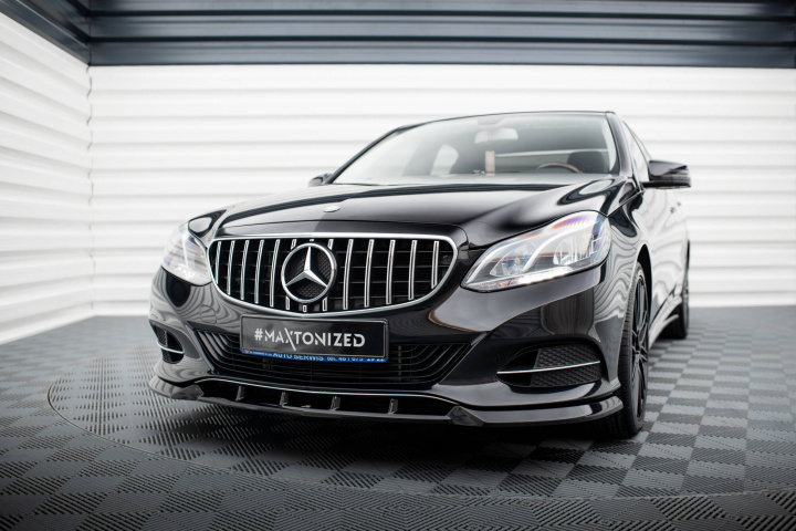 Mercedes-Benz E-Klass W212 Facelift 2012-2016 Frontsplitter V.1 Maxton Design i gruppen Välj bilmodell / Mercedes Benz / E-Class 09-16 (W212) / Styling hos DDESIGN Scandinavia AB (ME-E-212F-FD1G)