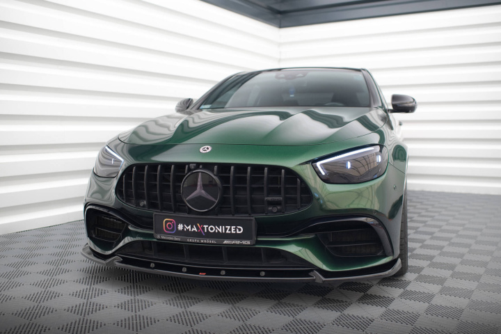 Mercedes AMG E63 W213 Facelift 2021+ Frontläpp / Frontsplitter V.2 Maxton Design i gruppen Välj bilmodell / Mercedes Benz / E-Class 17+ (W213 - C238) / Styling hos DDESIGN Scandinavia AB (ME-E-213F-63-FD2G)