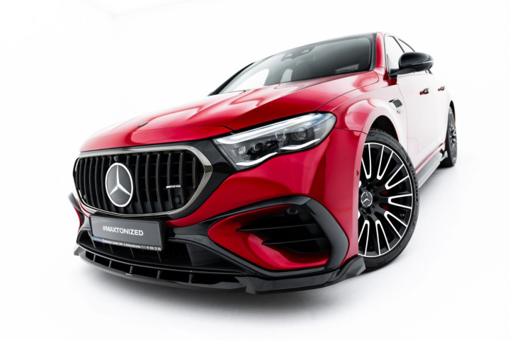 Mercedes-AMG E53 Sedan / Estate W214 2023+ Frontläpp / Frontsplitter Maxton Design i gruppen Välj bilmodell / Mercedes Benz / E-Class 2023+ (W214) hos DDESIGN Scandinavia AB (ME-E-214-53-FD1G)