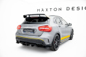Mercedes-Benz GLA 45 AMG X156 2014-2017 Bakre Splitter (Med Splitters) V.2 Maxton Design