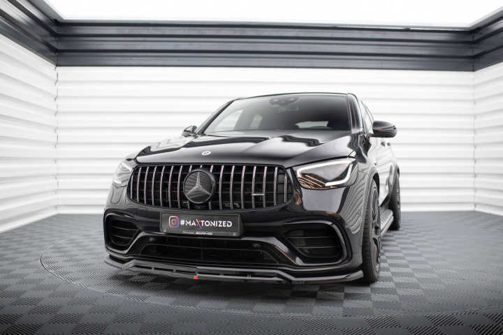 Mercedes AMG GLC 63 SUV / Coupe X253 / C253 2015-2022 Frontläpp / Frontsplitter Maxton Design i gruppen Välj bilmodell / Mercedes Benz / GLC-Class 16+ (X253) hos DDESIGN Scandinavia AB (ME-GLC-X253-63-FD1G-FD1RG)