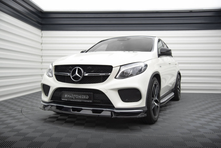 Mercedes-AMG GLE AMG-Line Coupe (Inkl GLE 43 AMG) C292 2015-2019 Frontläpp / Frontsplitter V.1 Maxton Design i gruppen Välj bilmodell / Mercedes Benz / GLE-Class 11-19 (W166) hos DDESIGN Scandinavia AB (ME-GLE-C292-AMGLINE-FD1G)