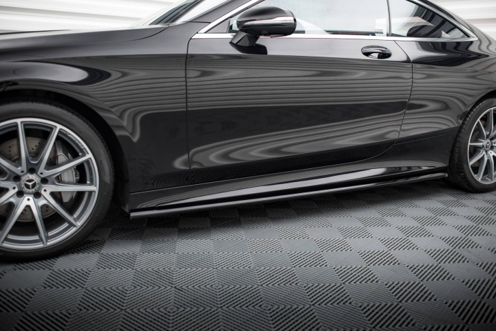 Mercedes-Benz S-Klass Coupe AMG-Line C217 Facelift 2017-2020 Sidoextensions V.1 Maxton Design i gruppen Välj bilmodell / Mercedes Benz / S-Class 13-20 (W222) hos DDESIGN Scandinavia AB (ME-S-C217-AMGLINE-C-SD1G)