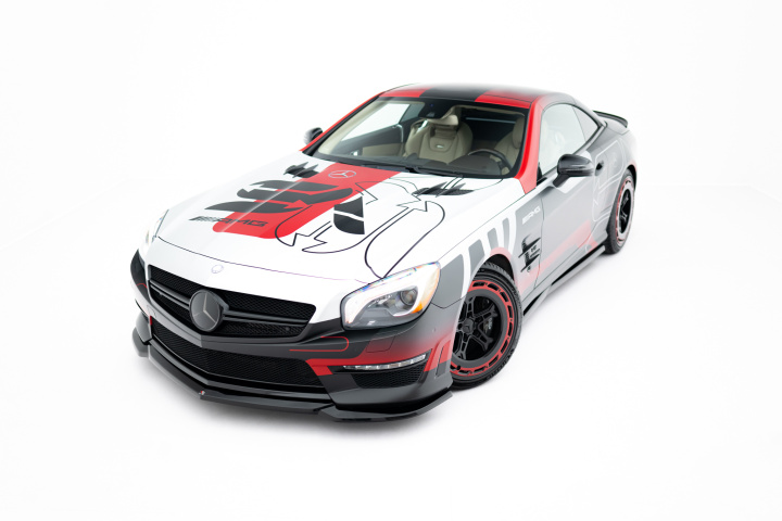 Mercedes-Benz SL 63 AMG R231 2012-2016 Frontsplitter / Frontläpp V.2 Maxton Design i gruppen Välj bilmodell / Mercedes Benz / SL-Class 12-20 (R231) hos DDESIGN Scandinavia AB (ME-SL-R231-63-FD2G)
