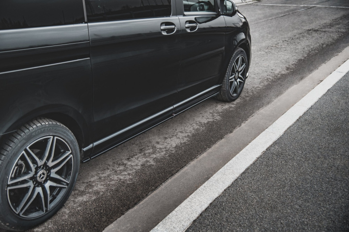 Mercedes-Benz V-Class Long AMG-Line W447 2016-2024 SidoextensionsV.1 Maxton Design i gruppen Välj bilmodell / Mercedes Benz / Vito-Viano 14+ (W447) / Styling hos DDESIGN Scandinavia AB (ME-V-447F-AMGLINE-SD1ABCG)