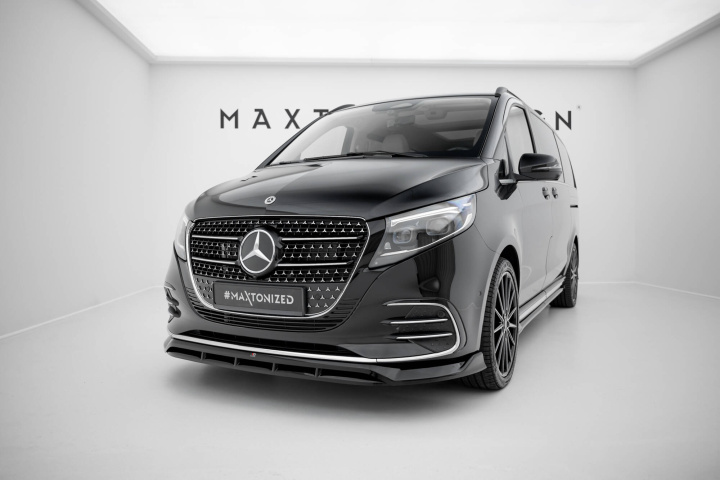 Mercedes-Benz V AMG-Line W447 Facelift 2 2024+ Frontsplitter / Frontläpp Maxton Design i gruppen Välj bilmodell / Mercedes Benz / Vito-Viano 14+ (W447) / Styling hos DDESIGN Scandinavia AB (ME-V447F2AMGLINEFD1GFD1RG)