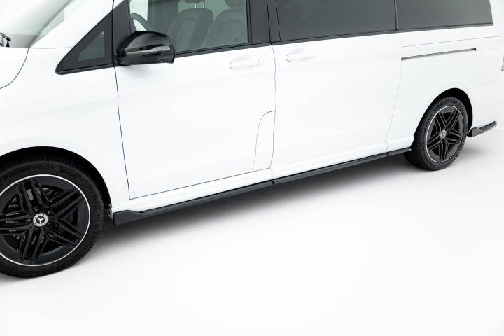 Mercedes-Benz V-Class Extra Long AMG-Line W447 2016-2024 Sidoextensions V.2 Maxton Design i gruppen Välj bilmodell / Mercedes Benz / Vito-Viano 14+ (W447) / Styling hos DDESIGN Scandinavia AB (ME-V447F2AMGLINEXLSD1ABCG)