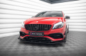 Mercedes-Benz A 45 AMG Aero W176 Facelift 2015-2018 Street Pro Frontsplitter / Frontläpp + Splitters Maxton Design