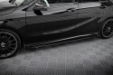 Mercedes A-Klass AMG-Line W176 Facelift 2015-2018 Street Pro Sidokjolar / Sidoextensions + Splitters Maxton Design