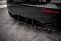 Mercedes A35 AMG Hatchback Aero Pack W177 2018-2023 Street Pro Bakre Diffuser + Flaps Svart/Röd + Blanka Flaps Maxton Design