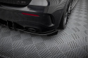 Mercedes-AMG A35 Hatchback W177 2018-2023 Street Pro Bakre Sidoextensions + Flaps Svart/Röd + Blanka Flaps Maxton Design