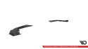 Mercedes-AMG A35 Hatchback W177 2018-2023 Street Pro Bakre Sidoextensions + Flaps Svart/Röd + Blanka Flaps Maxton Design