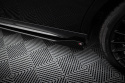 Mercedes-AMG A35 W177 Facelift 2023- Street Pro Sidoextensions + Flaps Svart/Röd + Blanka Flaps Maxton Design
