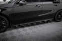 Mercedes-AMG A35 W177 Facelift 2023- Street Pro Sidoextensions Svart/Röd Maxton Design