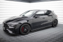 Mercedes-AMG A35 W177 Facelift 2023- Street Pro Sidoextensions Svart/Röd Maxton Design