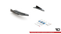 Mercedes-AMG C43 Coupe C205 2014-2018 Street Pro Bakre Sidoextensions + Flaps Svart/Röd + Blanka Flaps Maxton Design