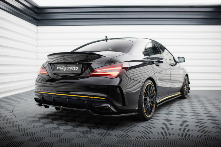 Mercedes-AMG CLA 45 Aero C117 Facelift 2017-2019 Bakre Splitter / Diffuser med Splitters Maxton Design i gruppen Välj bilmodell / Mercedes Benz / CLA-Class 13-19 (C117) / Styling hos DDESIGN Scandinavia AB (MECLA11745AMGAERORD1GRD2G)