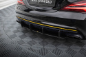 Mercedes-AMG CLA 45 C117 Facelift 2017-2019 Street Pro Bakre Diffuser Svart/Röd Maxton Design