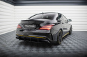 Mercedes-AMG CLA 45 C117 Facelift 2017-2019 Street Pro Bakre Sidoextensions Svart/Röd Maxton Design