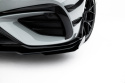 Mercedes-AMG CLE 53 Aero C236 2023- Street Pro Frontläpp / Frontsplitter + Flaps Svart/Röd + Blanka Flaps Maxton Design