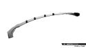Mercedes-AMG CLE 53 Aero C236 2023- Street Pro Frontläpp / Frontsplitter + Flaps Svart/Röd + Blanka Flaps Maxton Design