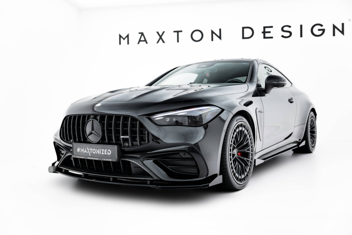 Mercedes-AMG CLE 53 C236 2023+ Street Pro Frontsplitter / Frontläpp + Splitters Maxton Design i gruppen Välj bilmodell / Mercedes Benz / CLE C236 2023+ hos DDESIGN Scandinavia AB (MECLE23653AMGCNCFD1BRBFSF)