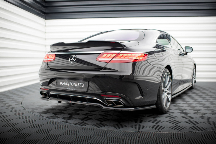 Mercedes-Benz S-Klass Coupe AMG-Line C217 Facelift 2017-2020 Bakre Splitter / Diffuser med Splitters V.1 Maxton Design i gruppen Välj bilmodell / Mercedes Benz / S-Class 13-20 (W222) hos DDESIGN Scandinavia AB (MESC217AMGLINECRD1GRD2G)