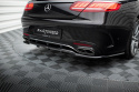 Mercedes-Benz S-Klass Coupe AMG-Line C217 Facelift 2017-2020 Bakre Splitter / Diffuser med Splitters V.1 Maxton Design