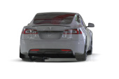 Tesla Model S / S Plaid 2021-2023 Svarta Stänkskydd Rally Armor