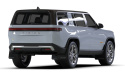 Rivian R1S 2022-2026 Stänklappar UR Svarta Med Ljusblå Logotyp Rally Armor