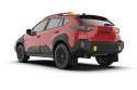 Subaru Crosstrek (Endast Wilderness) 2024-2026 Stänklappar UR Svarta Med Grå Logotyp-Ingen Borrning Krävs Rally Armor