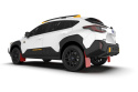 Subaru Crosstrek (Endast Wilderness) 2024-2026 Stänklappar UR Röda Med Vit Logotyp Ingen Borrning Krävs Rally Armor