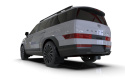 Hyundai Santa Fe 2024-2026 Stänklappar Svarta Med Mörkgrå Logotyp Rally Armor