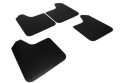Universal BASIC Svarta Stänkskydd Svart Logo (4-Pack) Rally Armor