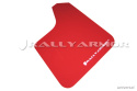 Universal UR Röd Stänkskydd Vit Logo (4-Pack) Rally Armor