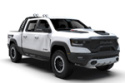 Dodge Ram 1500 TRX 2021-2025 Stänklappar UR Svarta Med Röd Logotyp Rally Armor