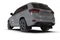 Jeep Grand Cherokee SRT Trackhawk 2018-2022 Stänklappar UR Svarta Med Röd Logotyp Rally Armor