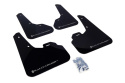 2010-13 Mazda3/Spd3 Svarta Stänkskydd Silver Logo Rally Armor