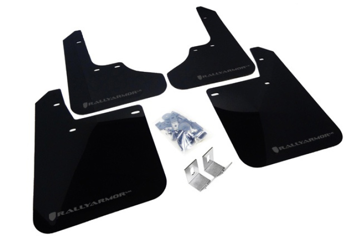 MF2-UR-BLKGRY 93-01 Impreza UR Svarta Rally Stänkskydd Grå Logo Rally Armor