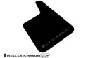 Universella Stänklappar UR Plus Svarta Med Svartmetallic Logotyp Par Rally Armor
