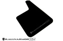 Svarta Universala UR Plus Stänkskydd Grå Logo (4-Pack) Rally Armor