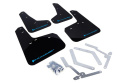 12-18 Ford Focus (Inkl ST/RS) Svarta Stänkskydd Nitrous Blue Logo Rally Armor