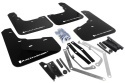 2013-16 Ford Fiesta ST Svarta Stänkskydd Vit Logo Rally Armor