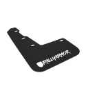 Subaru WRX/STI 2015-2021 Stänklappar Svarta Med Vit Logotyp (Alternativt Typsnitt) Rally Armor