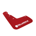 Subaru WRX/STI 2015-2021 Stänklappar Röda Med Vit Logotyp (Alternativt Typsnitt) Rally Armor